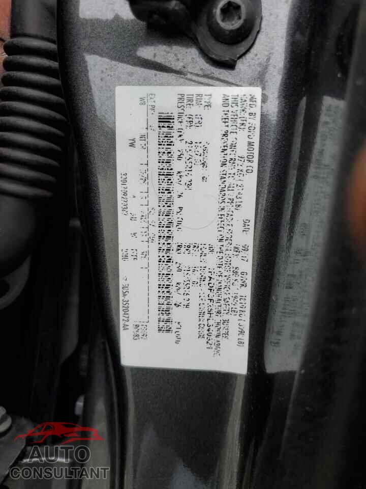 FORD FOCUS 2017 - 1FADP3F26HL340521