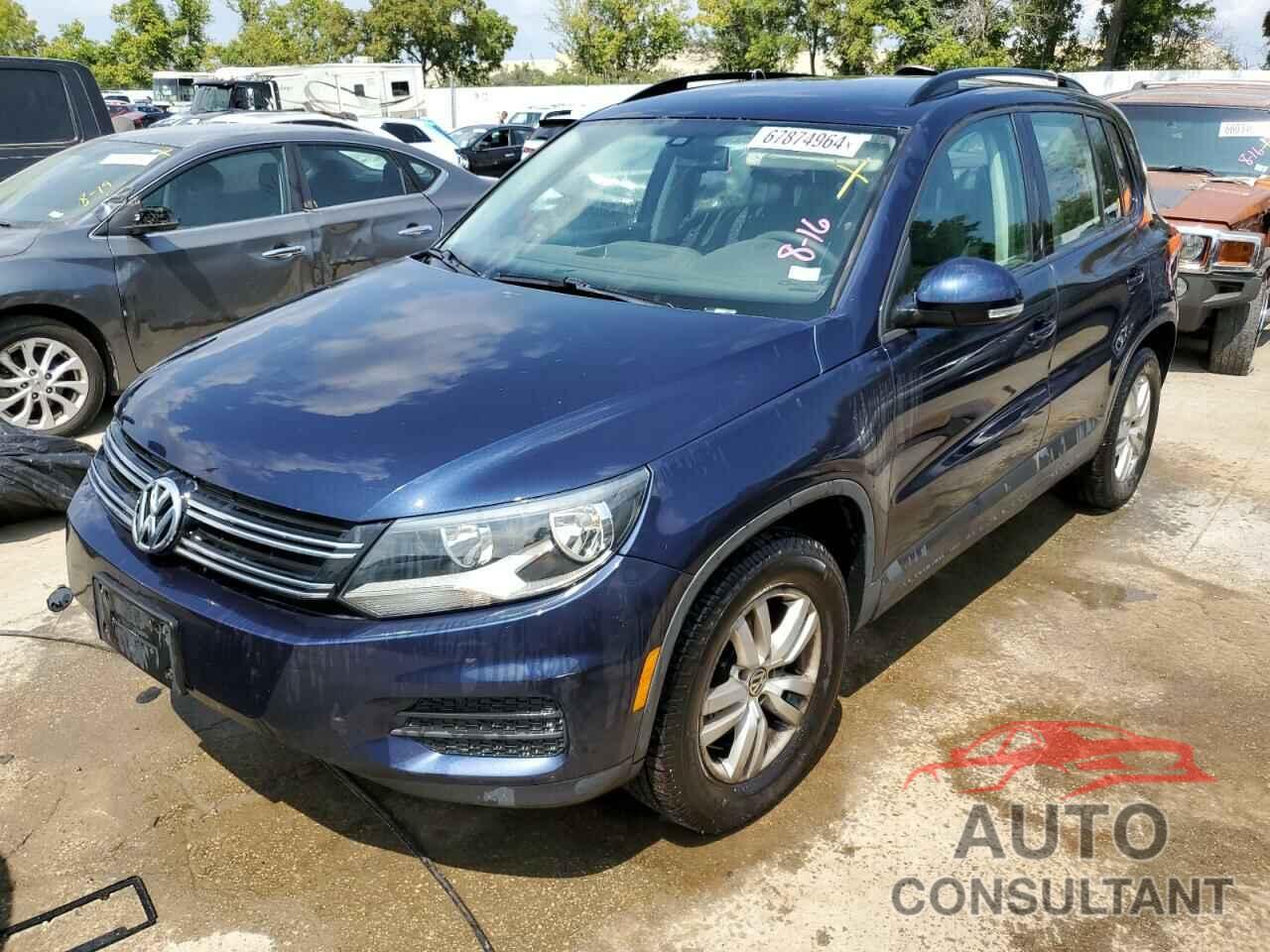 VOLKSWAGEN TIGUAN 2016 - WVGBV7AX7GW613329