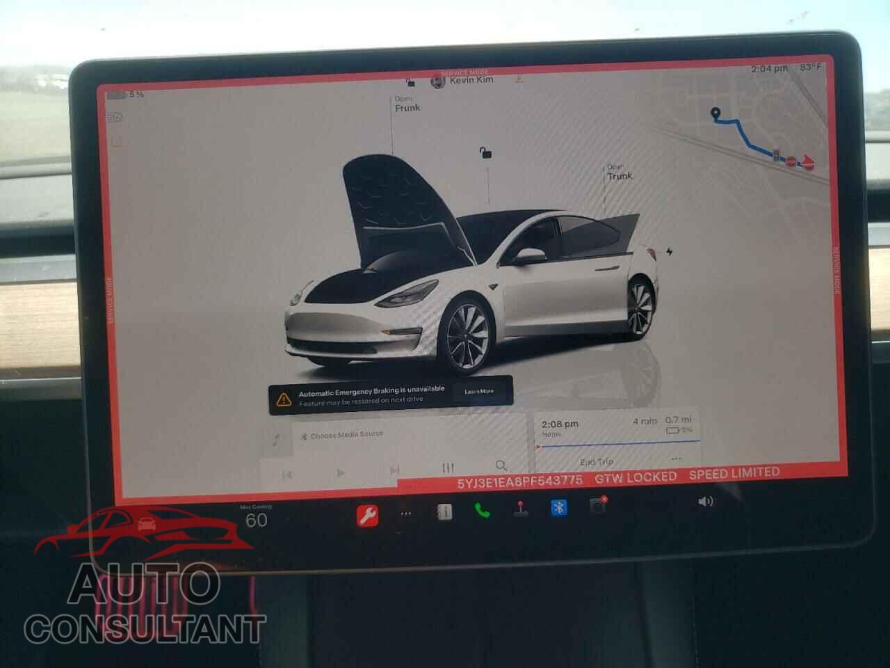 TESLA MODEL 3 2023 - 5YJ3E1EA8PF543775