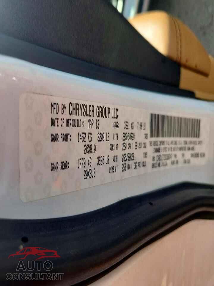 DODGE DURANGO 2013 - 1C4SDJET2DC668747