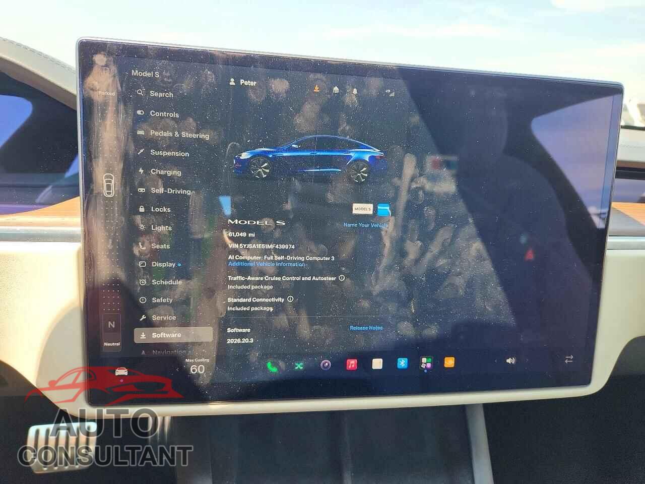 TESLA MODEL S 2021 - 5YJSA1E51MF439974