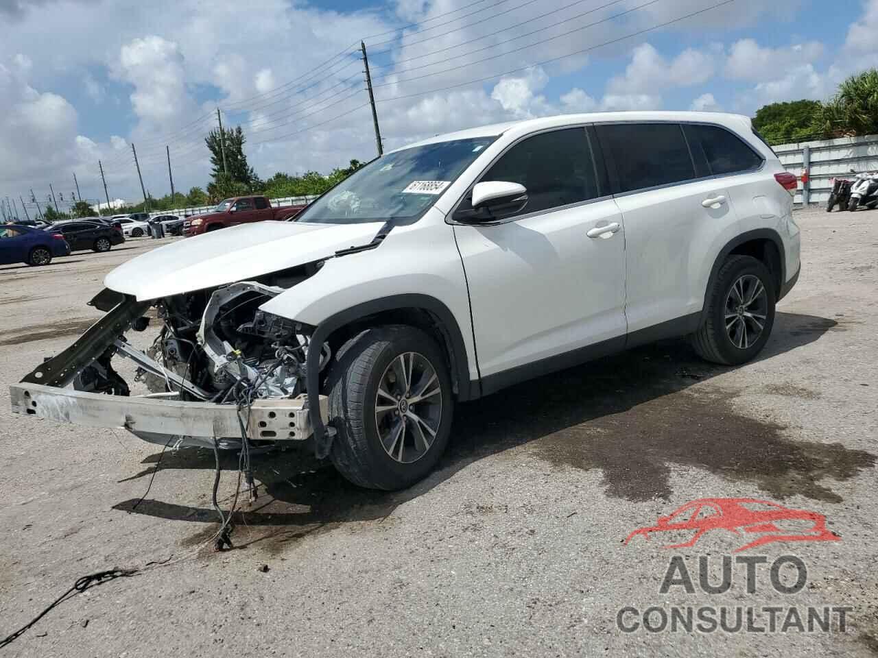 TOYOTA HIGHLANDER 2019 - 5TDZZRFH0KS316786