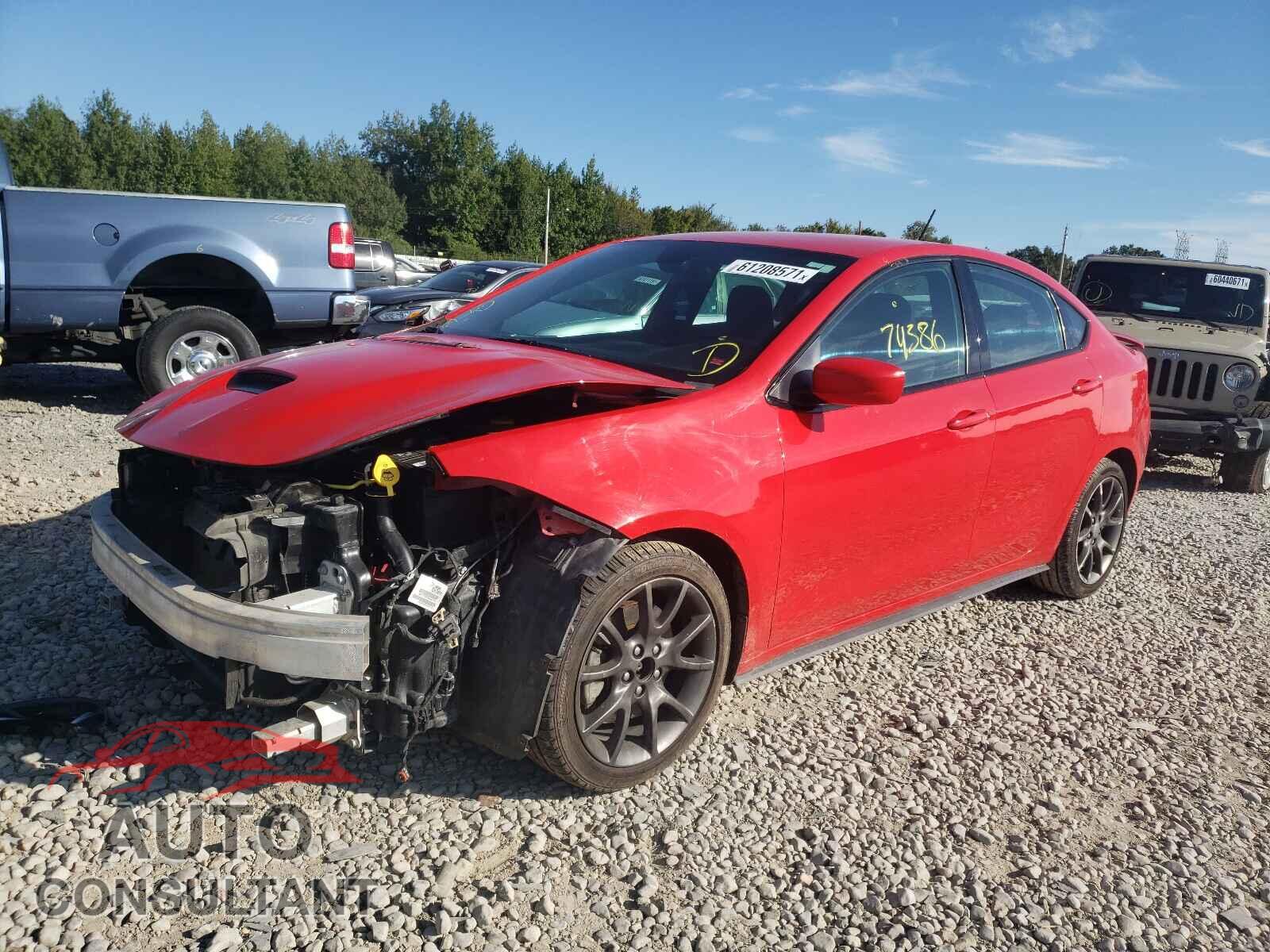 DODGE DART 2016 - 1C3CDFBBXGD624205