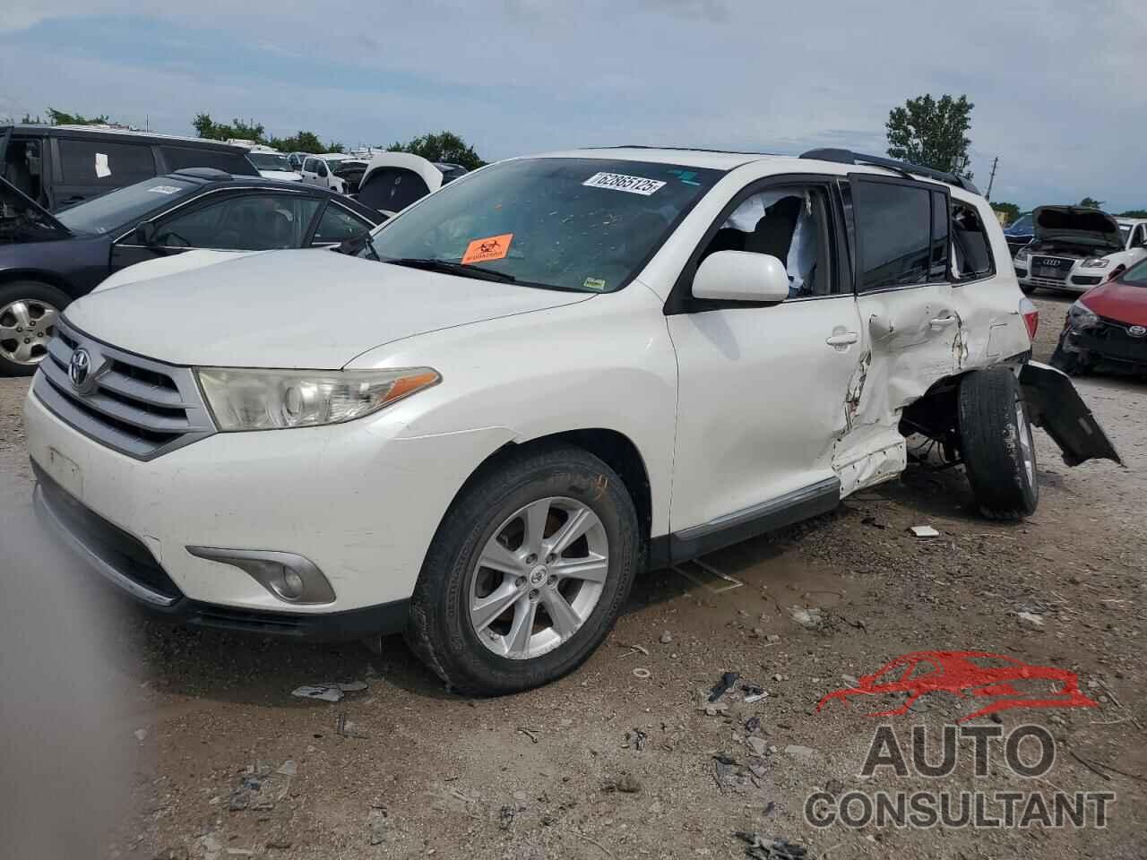 TOYOTA HIGHLANDER 2012 - 5TDZK3EHXCS081785