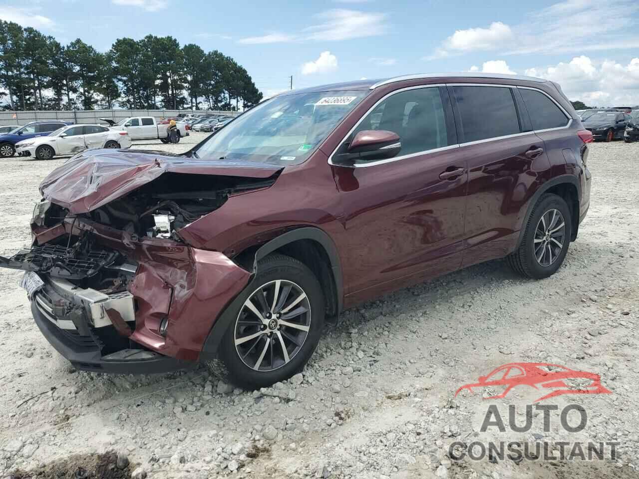 TOYOTA HIGHLANDER 2017 - 5TDJZRFH0HS410785