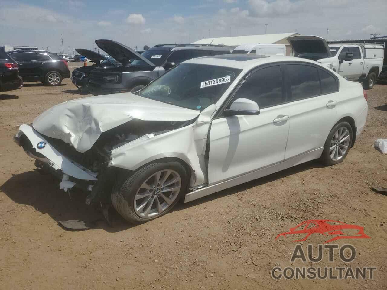 BMW 3 SERIES 2017 - WBA8A3C53HK691501
