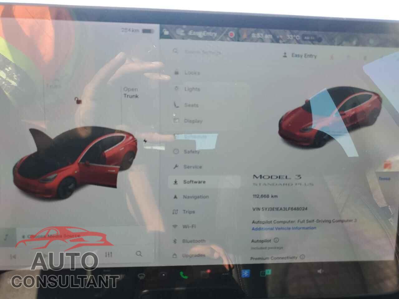TESLA MODEL 3 2020 - 5YJ3E1EA3LF648024