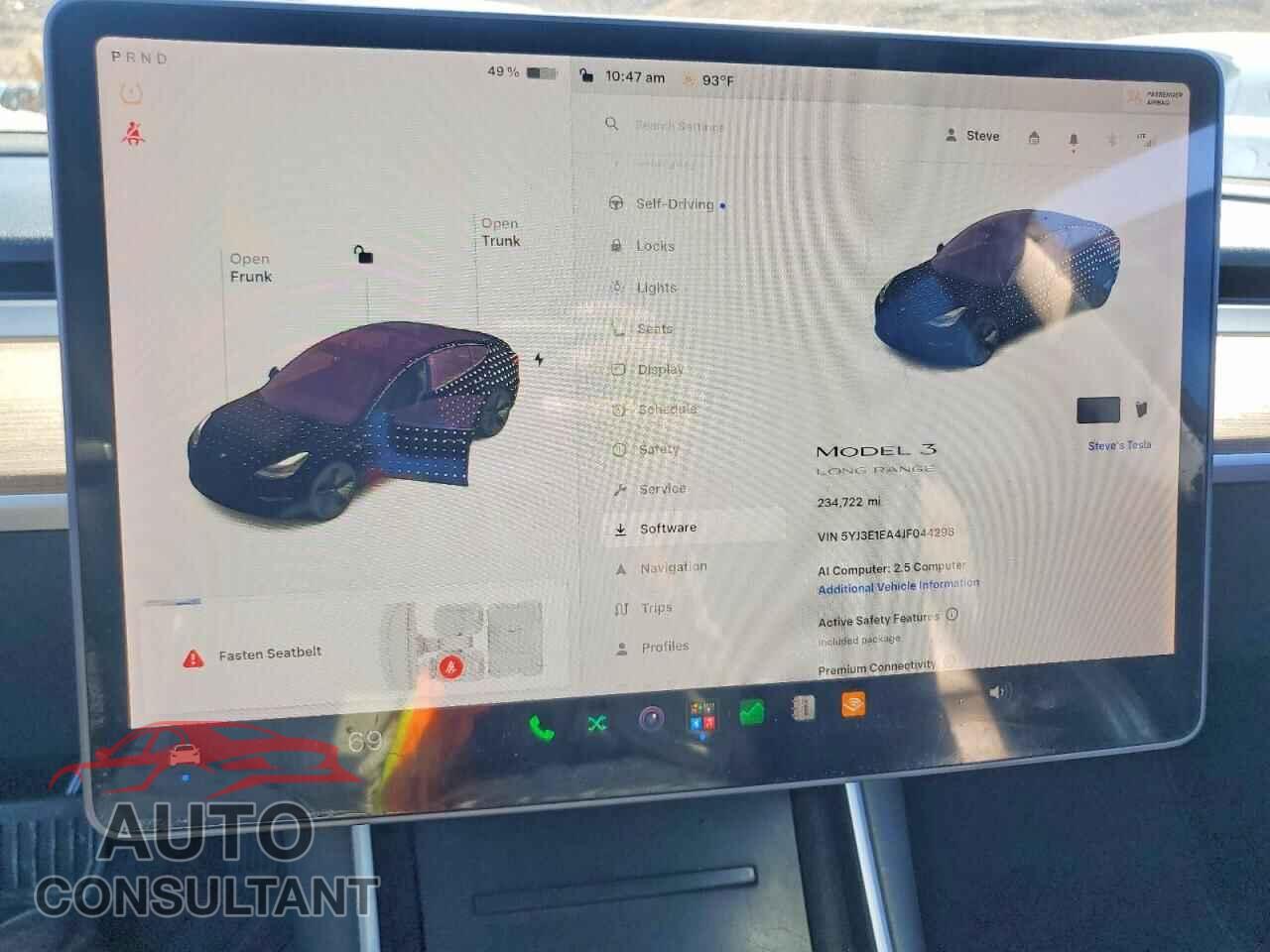 TESLA MODEL 3 2018 - 5YJ3E1EA4JF044298