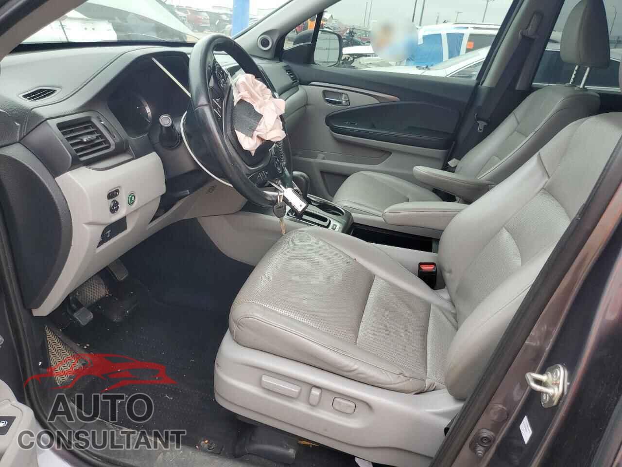 HONDA RIDGELINE 2017 - 5FPYK2F68HB009358