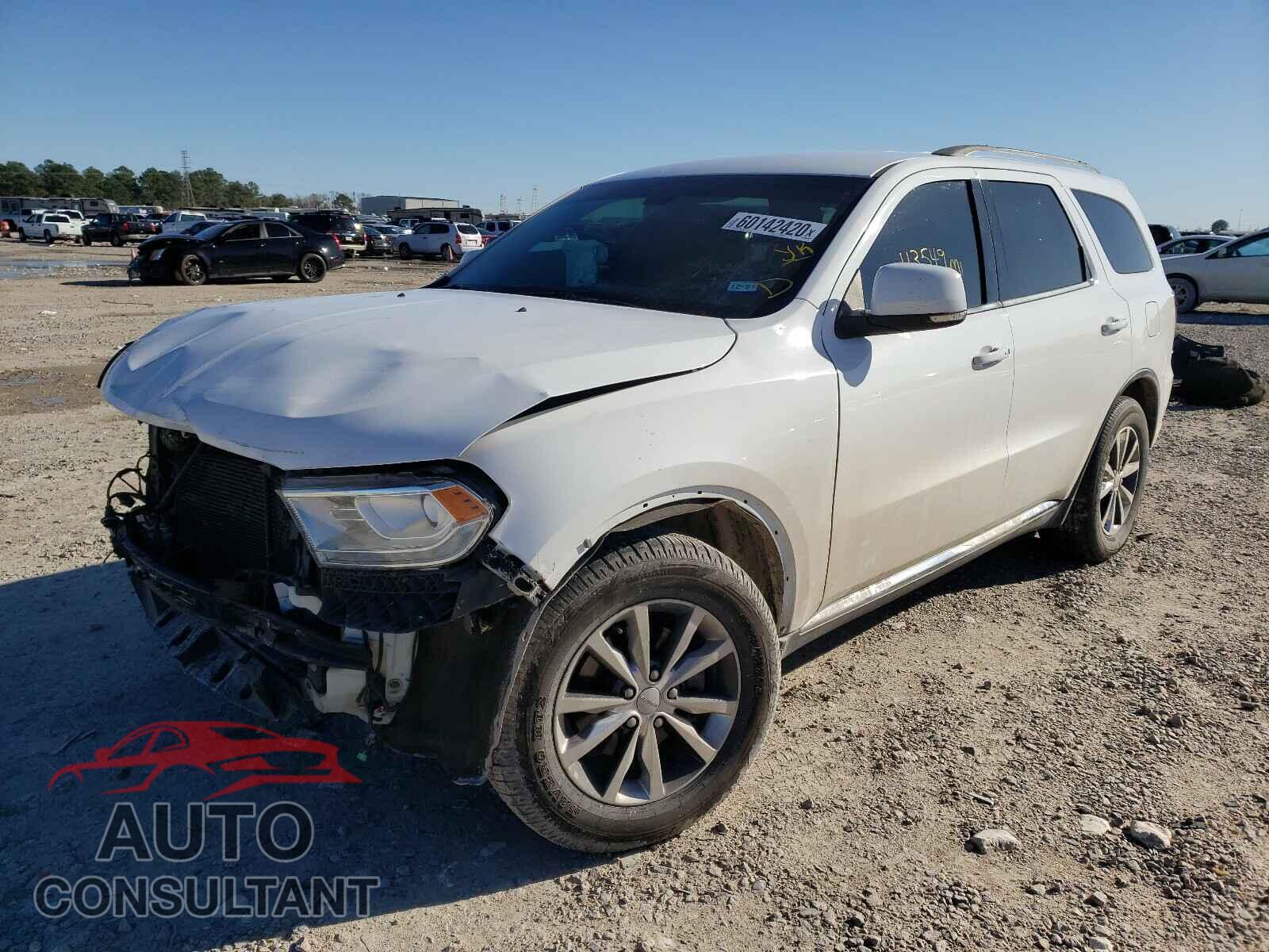 DODGE DURANGO 2016 - 1C4RDHDGXGC346227