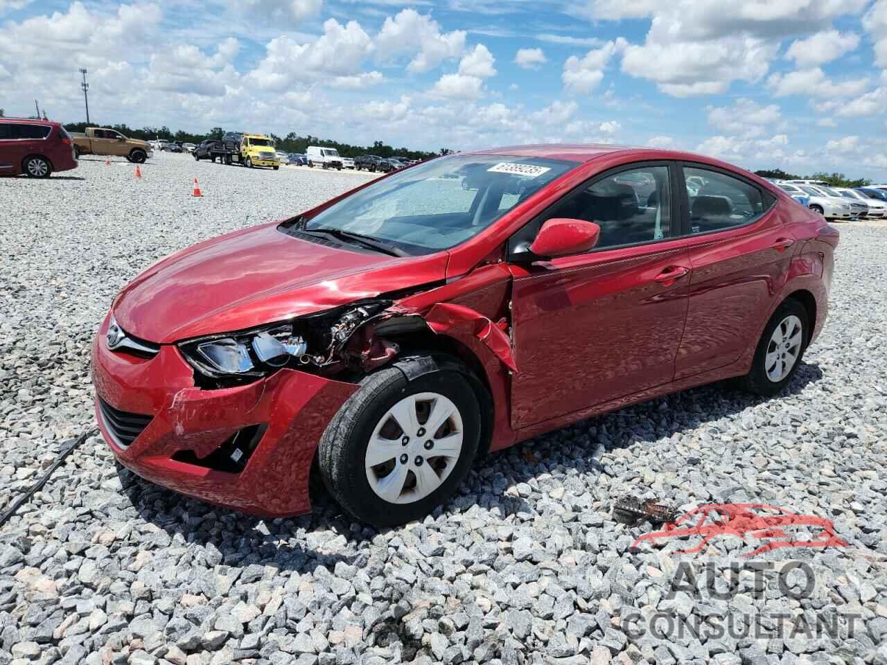 HYUNDAI ELANTRA 2016 - KMHDH4AEXGU624513