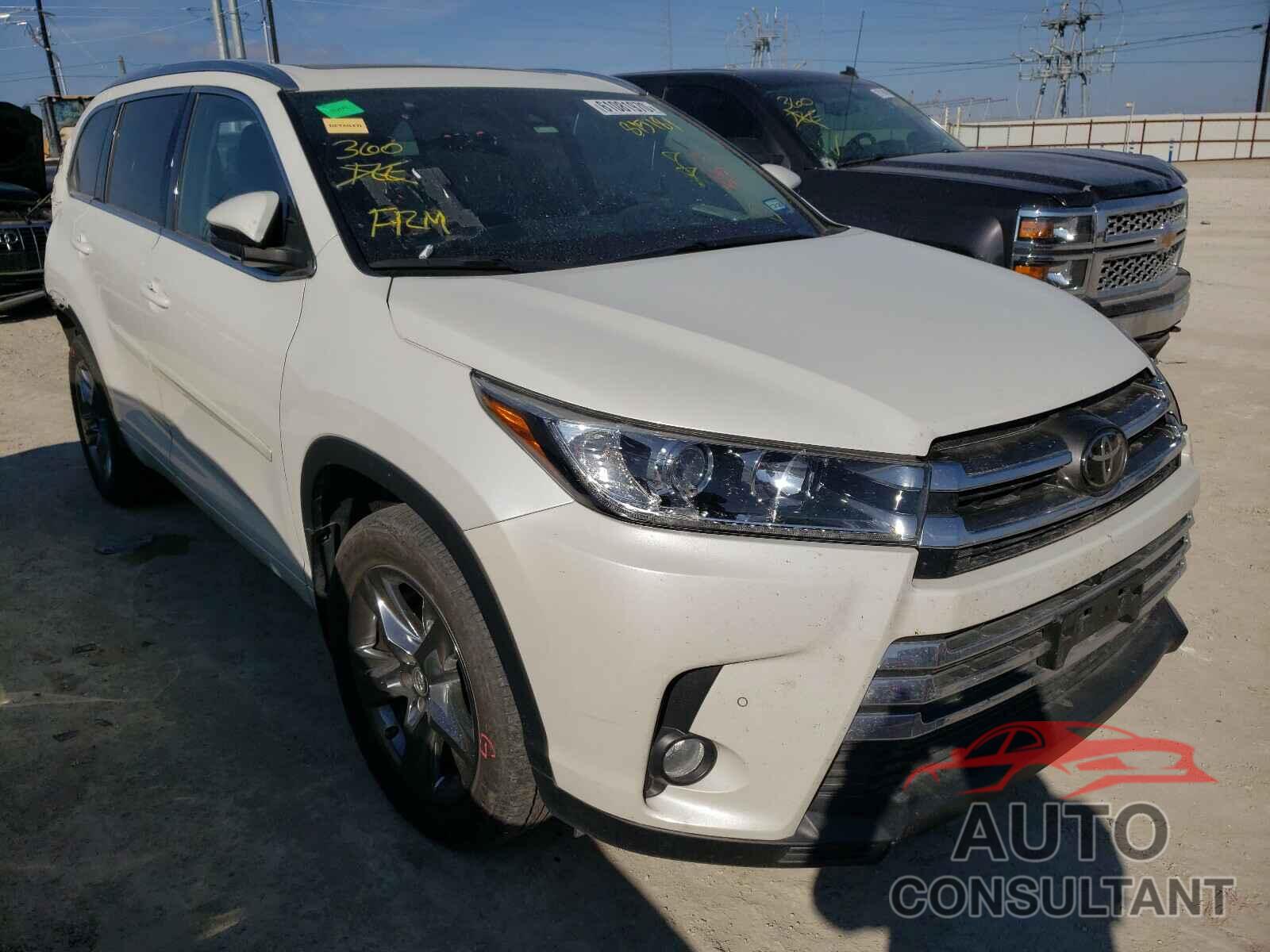 TOYOTA HIGHLANDER 2018 - 5TDDZRFH6JS815181