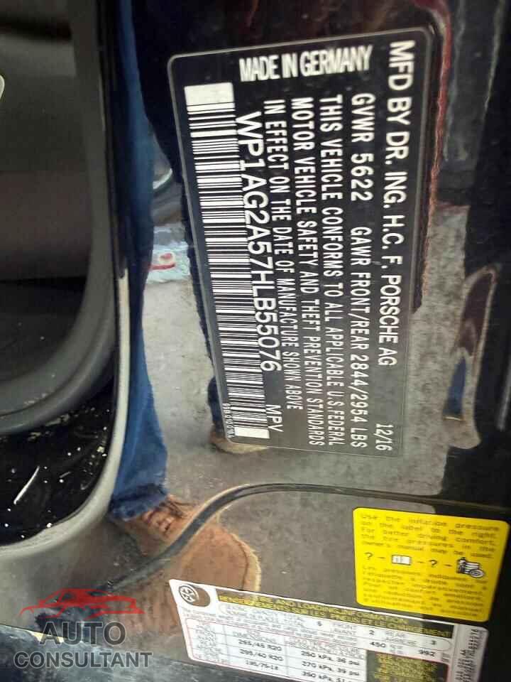 PORSCHE MACAN 2017 - WP1AG2A57HLB55076
