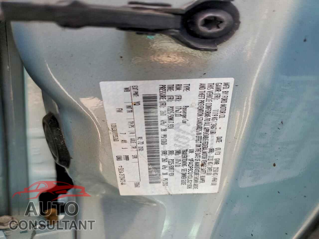 FORD CMAX 2013 - 1FADP5CU1DL521506