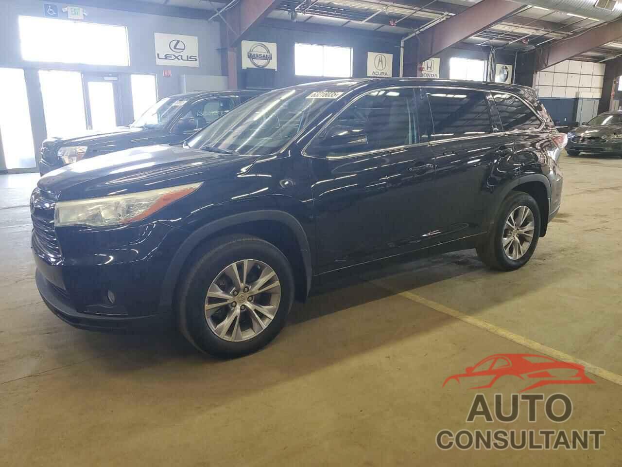 TOYOTA HIGHLANDER 2015 - 5TDBKRFH3FS155457