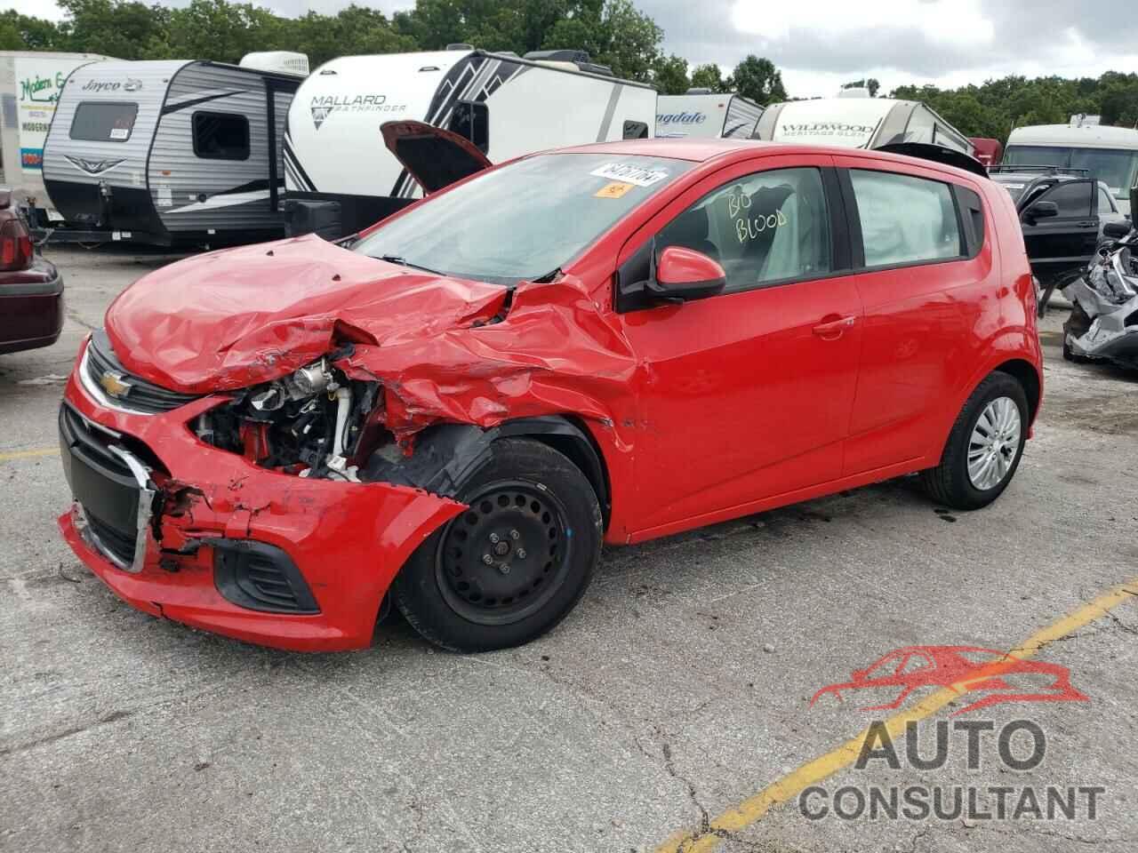 CHEVROLET SONIC 2019 - 1G1JG6SB9K4108168