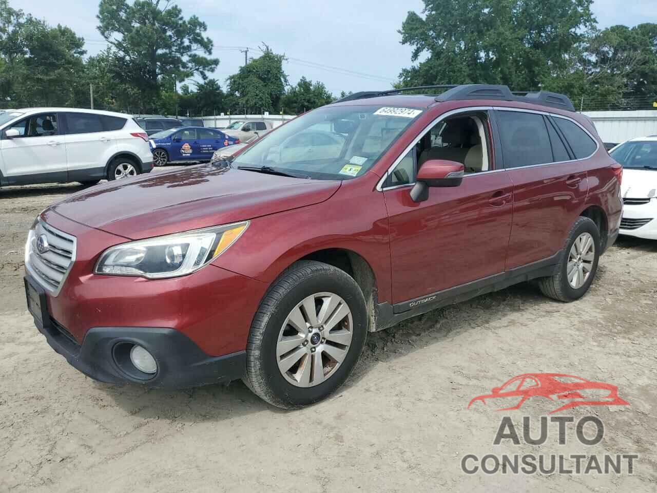 SUBARU OUTBACK 2016 - 4S4BSAHC9G3340131