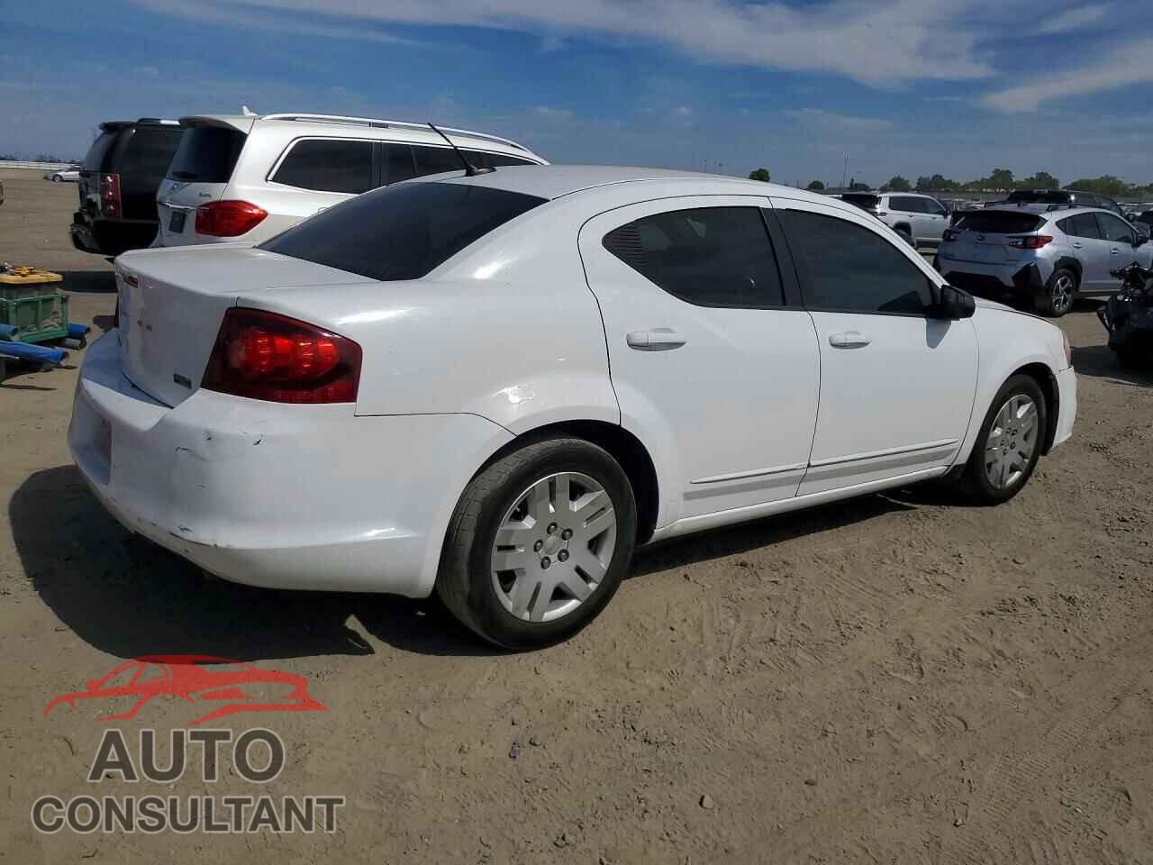 DODGE AVENGER 2012 - 1C3CDZAG9CN309642