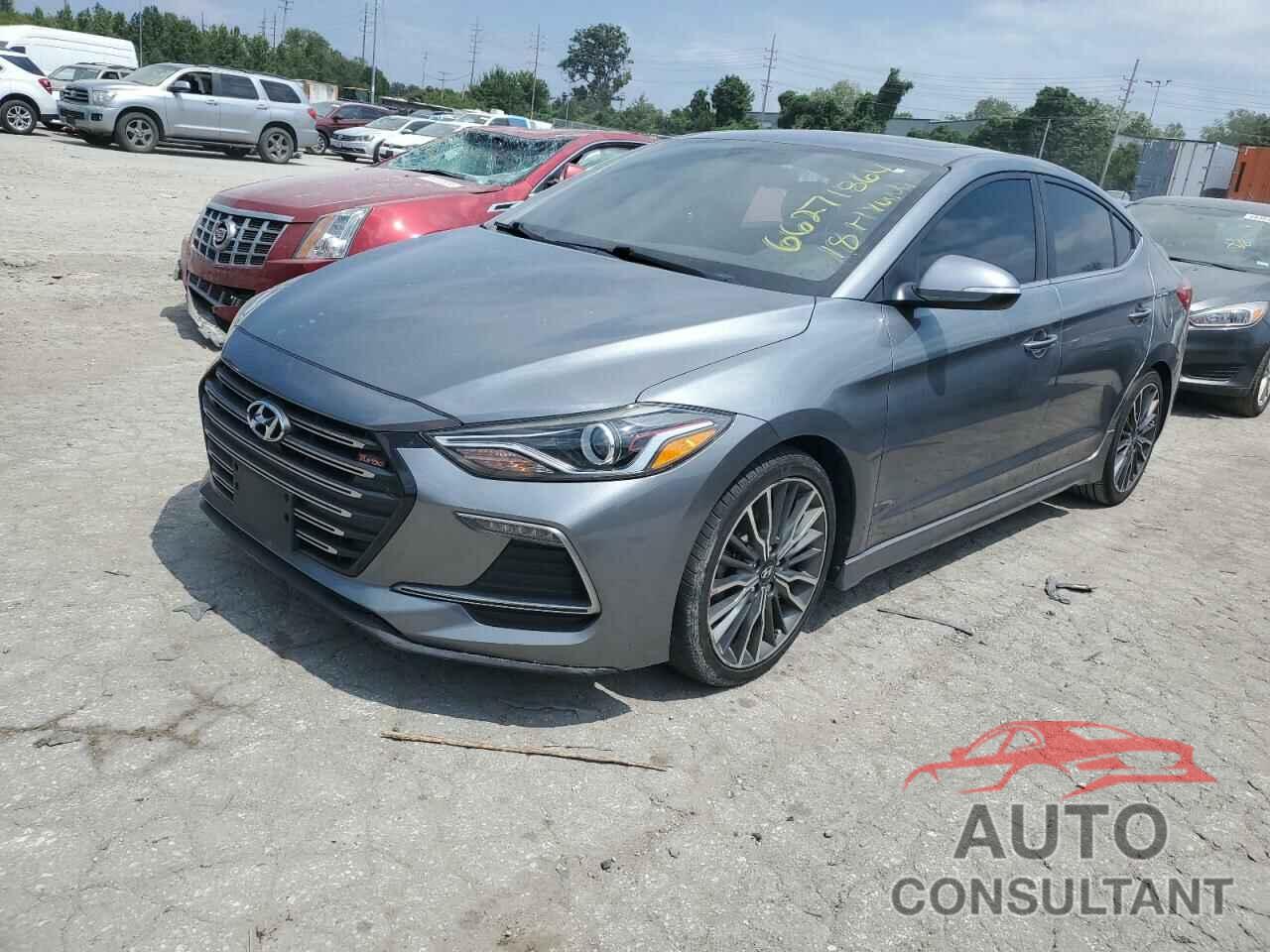 HYUNDAI ELANTRA 2018 - KMHD04LB6JU510588