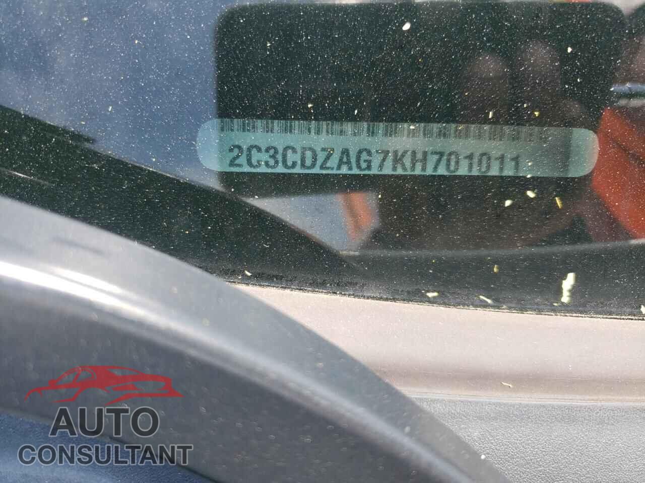 DODGE CHALLENGER 2019 - 2C3CDZAG7KH701011