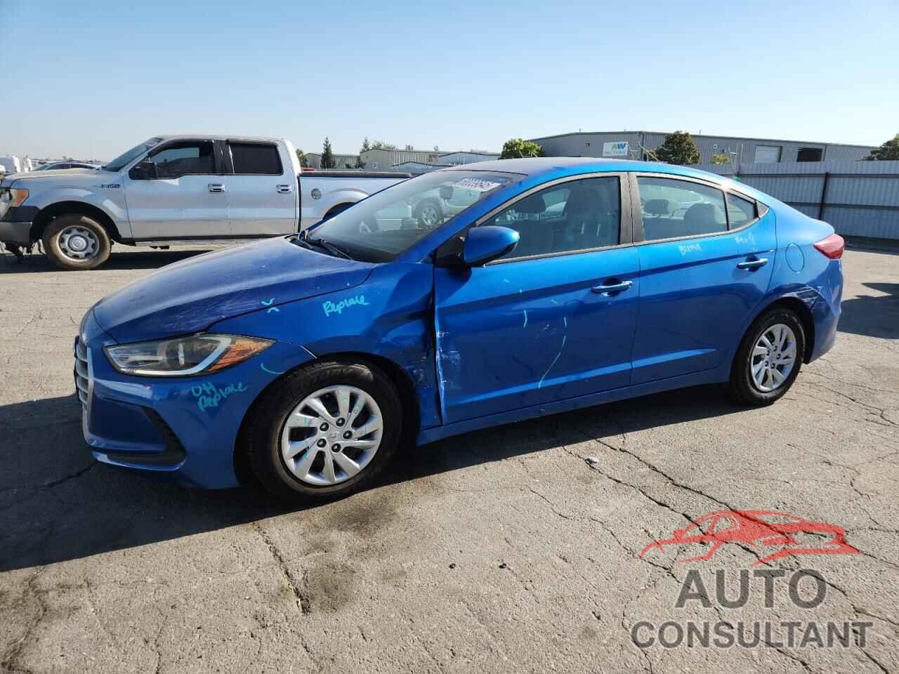 HYUNDAI ELANTRA 2017 - KMHD74LF5HU369442