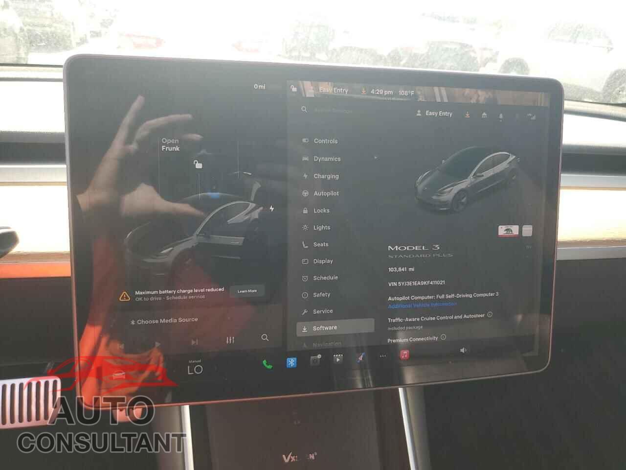 TESLA MODEL 3 2019 - 5YJ3E1EA9KF411021