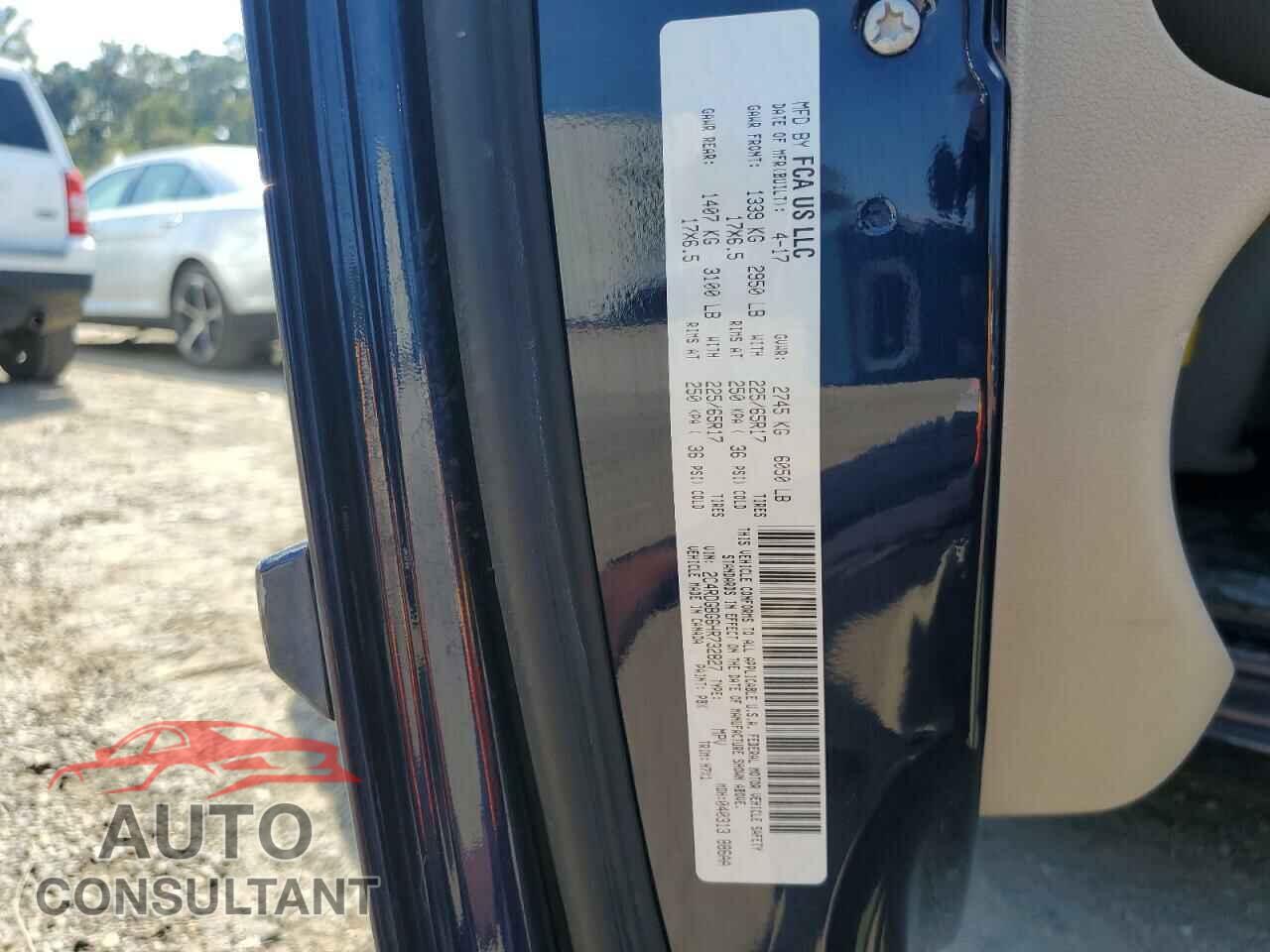 DODGE CARAVAN 2017 - 2C4RDGBG6HR732827