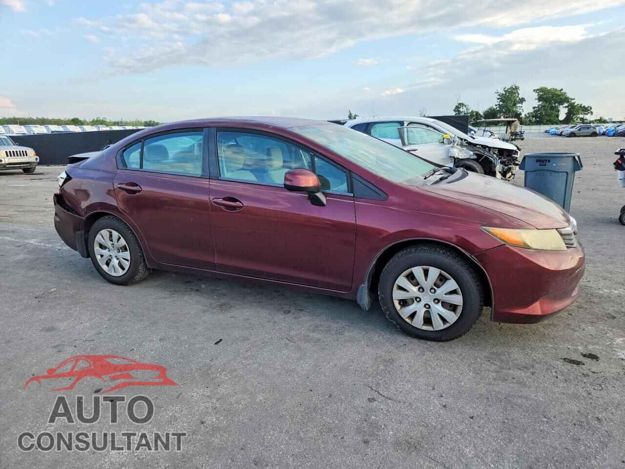 HONDA CIVIC 2012 - 19XFB2F59CE071244