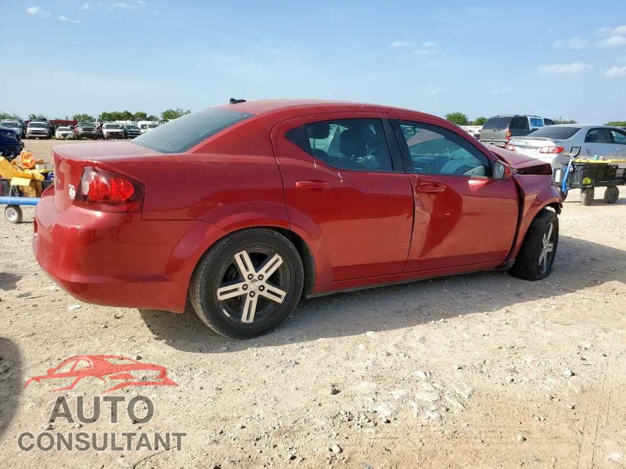 DODGE AVENGER 2012 - 1C3CDZCB0CN161947