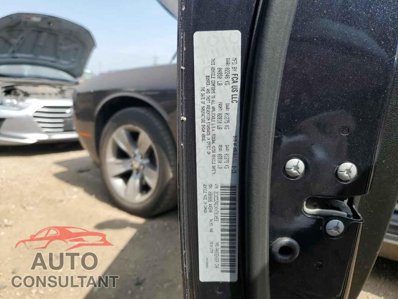 DODGE CHALLENGER 2019 - 2C3CDZAG1KH701053