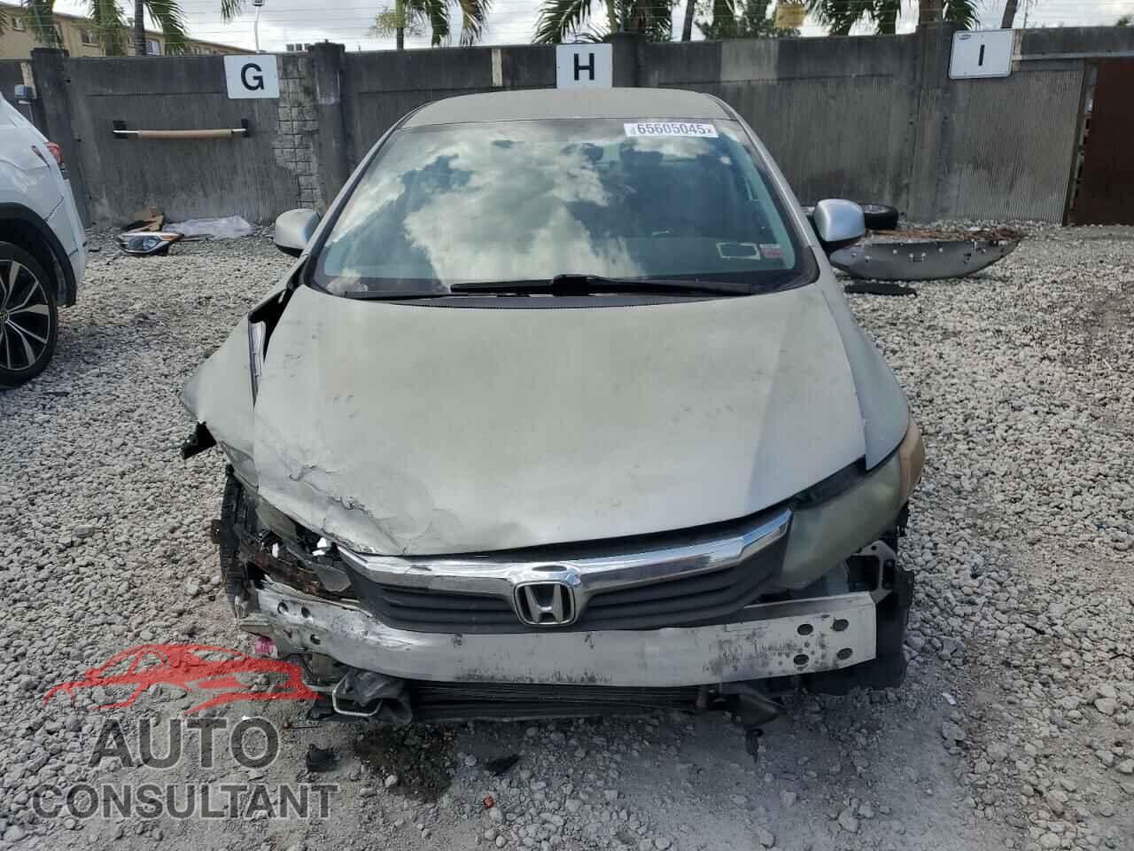 HONDA CIVIC 2012 - 19XFB2F59CE368076