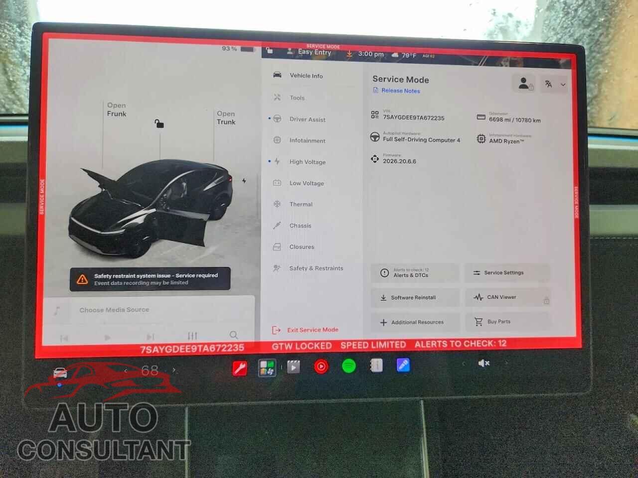 TESLA MODEL Y 2026 - 7SAYGDEE9TA672235