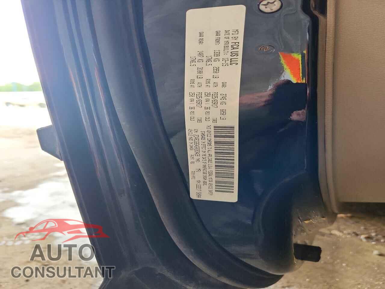 DODGE CARAVAN 2016 - 2C4RDGBG4GR263428