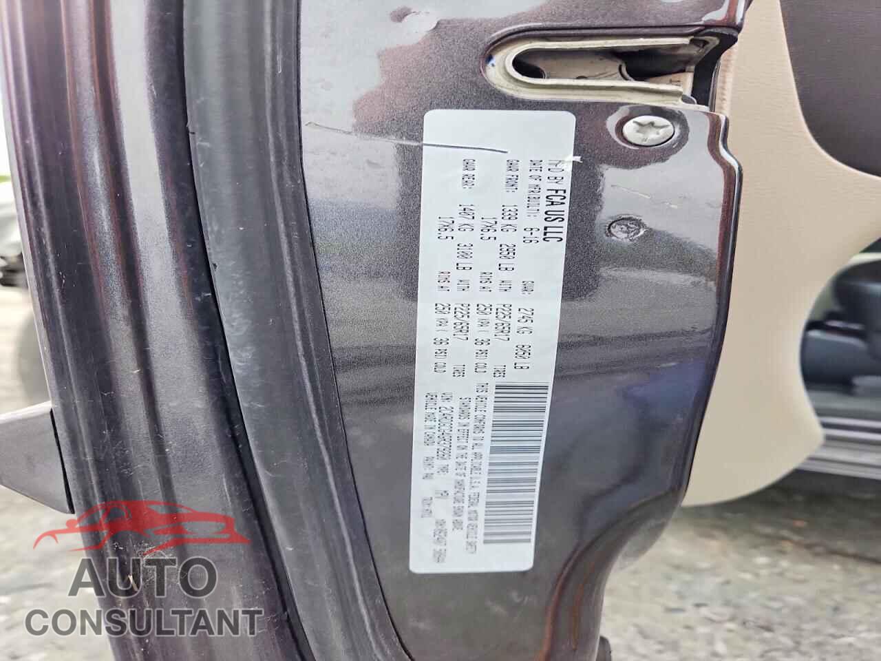 DODGE CARAVAN 2016 - 2C4RDGCG4GR379260