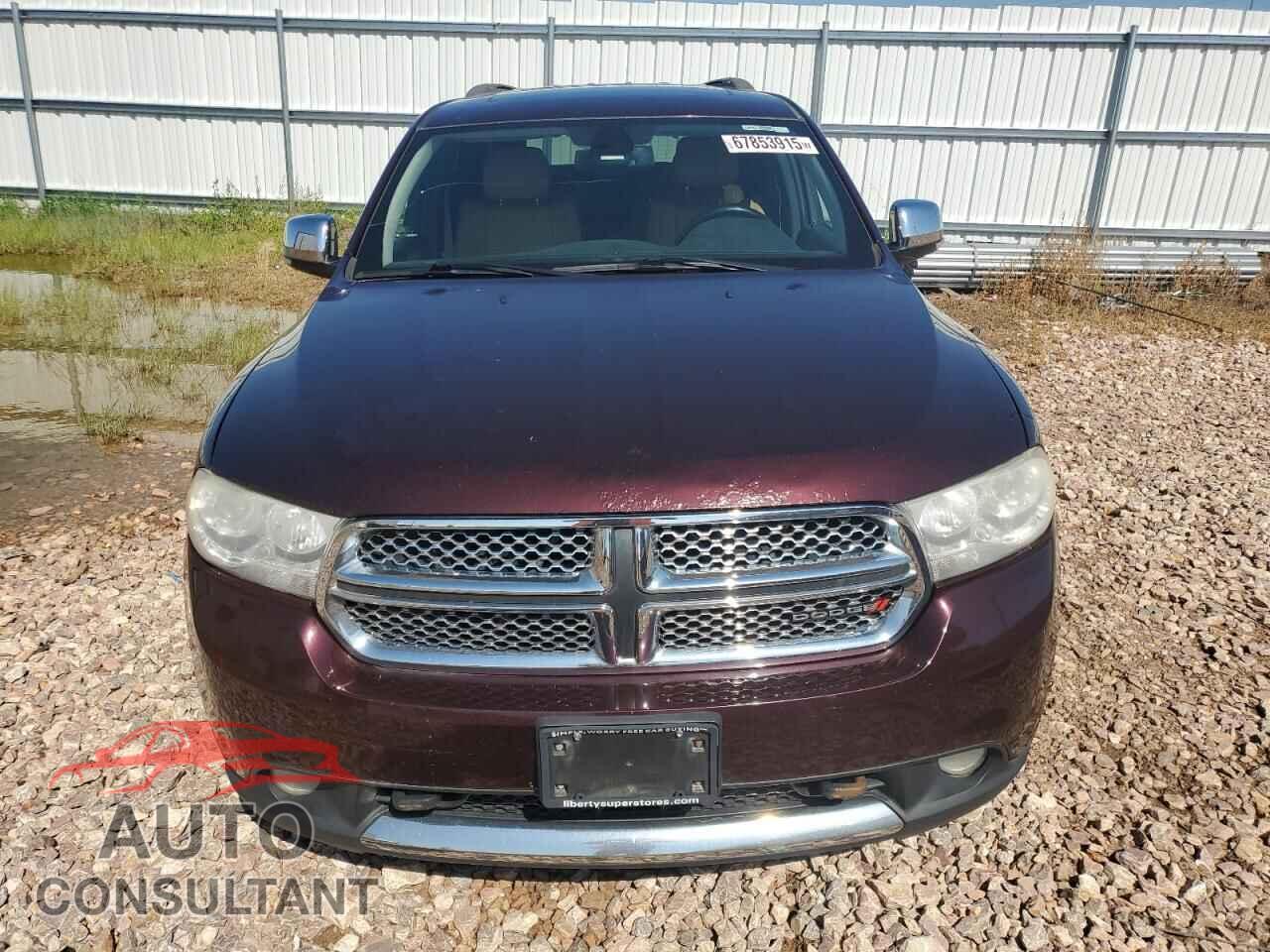 DODGE DURANGO 2012 - 1C4SDJET9CC322807