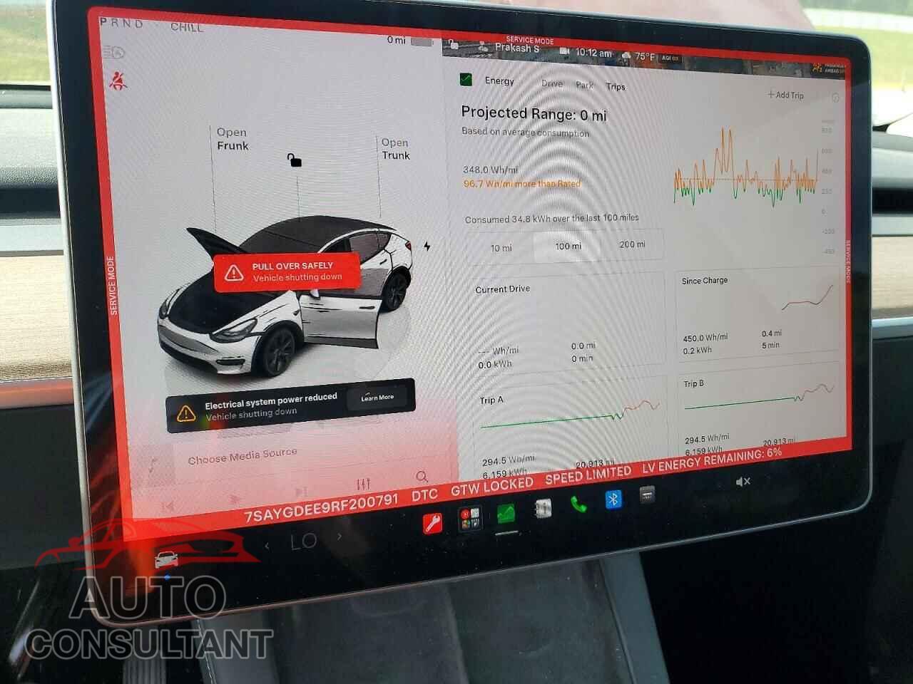 TESLA MODEL Y 2024 - 7SAYGDEE9RF200791
