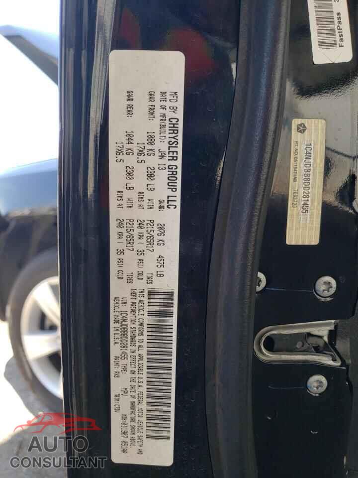 JEEP COMPASS 2013 - 1C4NJDBB8DD281455