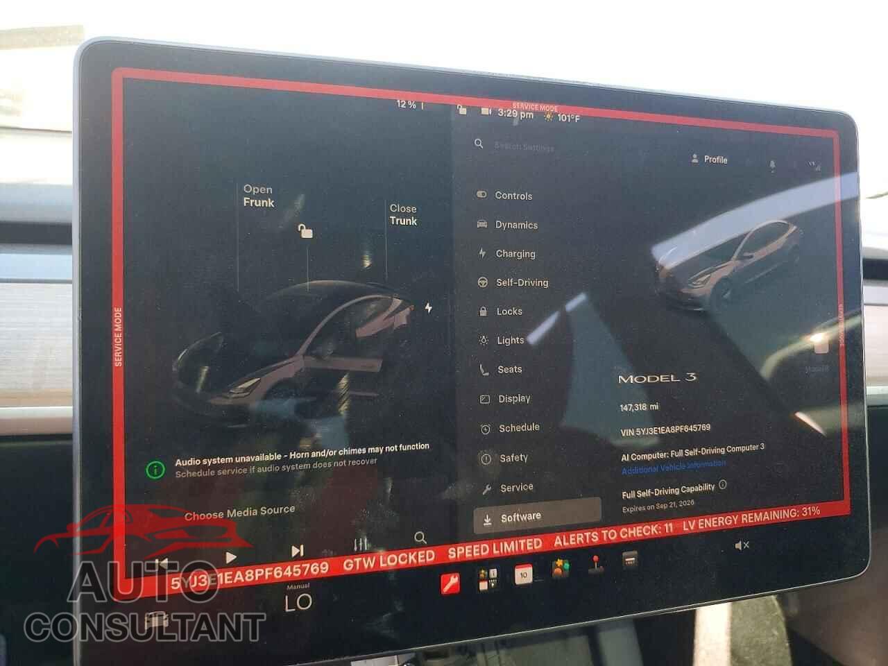 TESLA MODEL 3 2023 - 5YJ3E1EA8PF645769