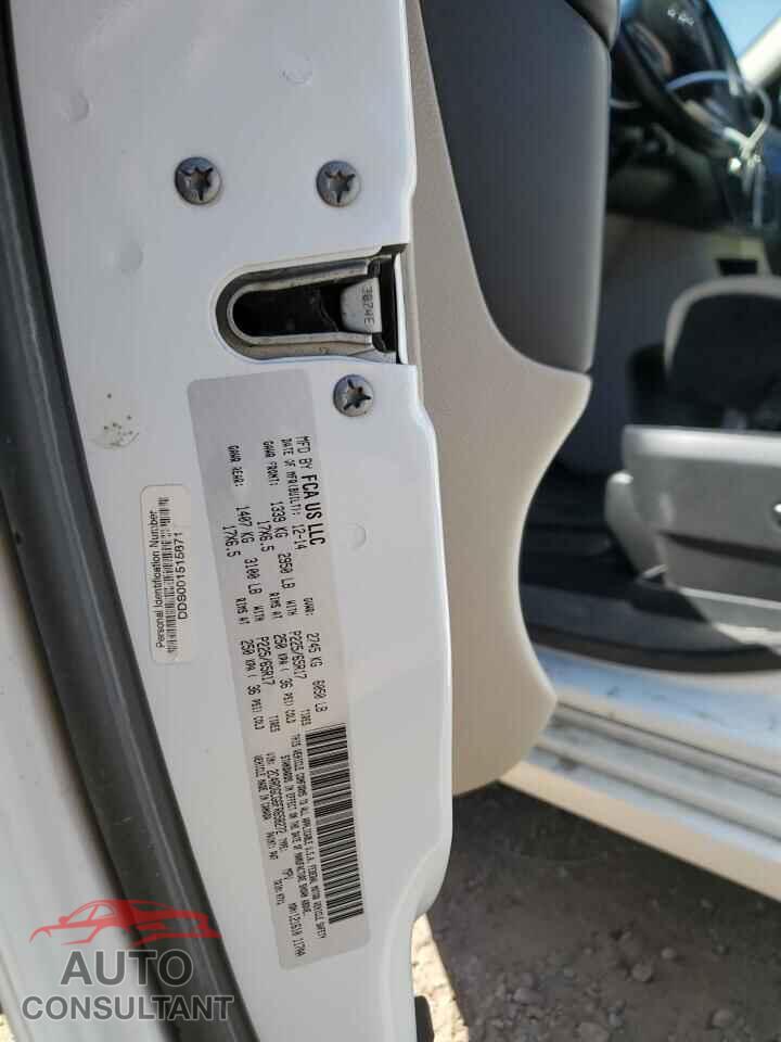 DODGE CARAVAN 2015 - 2C4RDGCG6FR658272