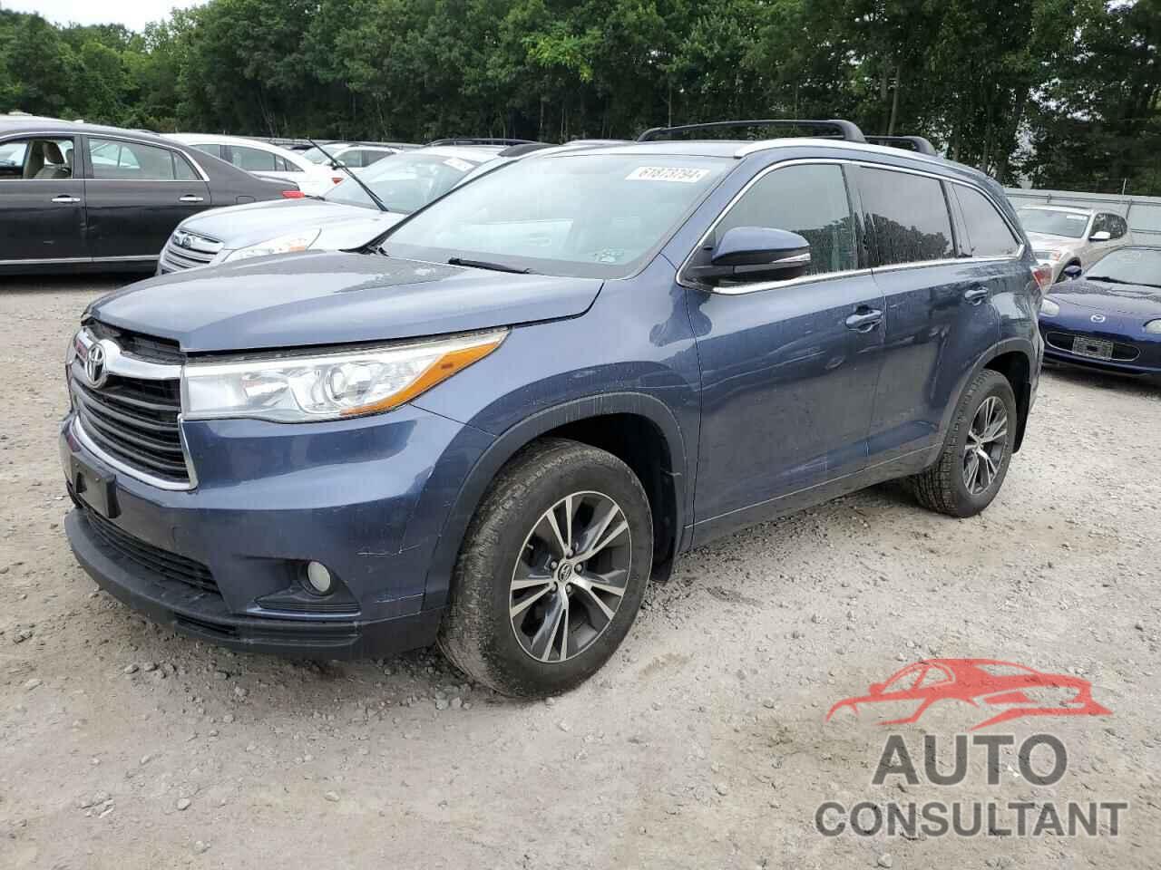 TOYOTA HIGHLANDER 2016 - 5TDJKRFH2GS245969