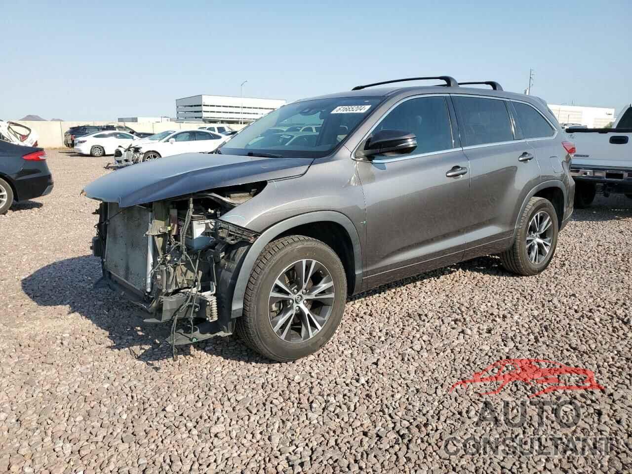 TOYOTA HIGHLANDER 2018 - 5TDZZRFH2JS246738