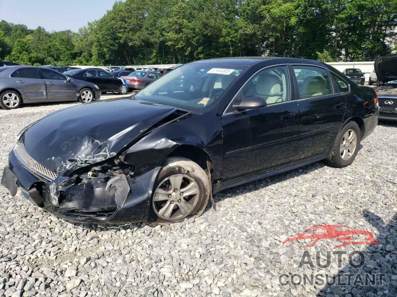 CHEVROLET IMPALA 2012 - 2G1WF5E3XC1289270
