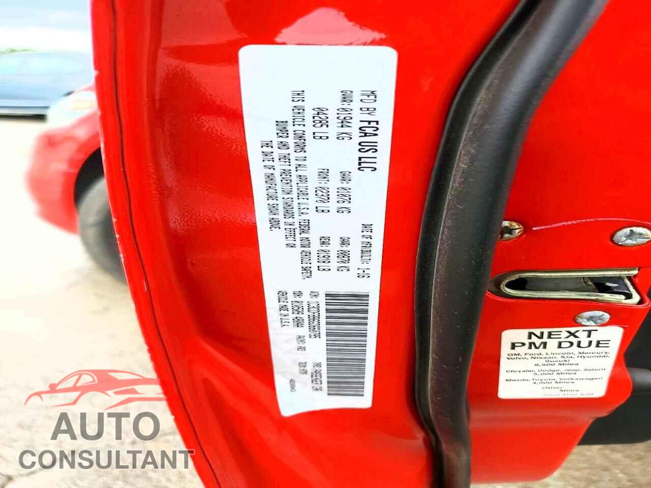 DODGE DART 2016 - 1C3CDFBB6GD660795