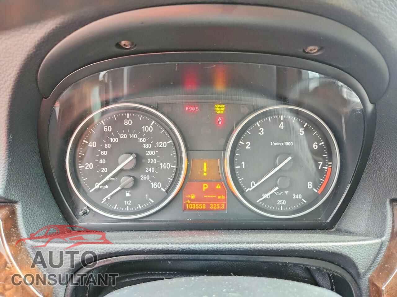 BMW 3 SERIES 2012 - WBAKE3C57CE770347