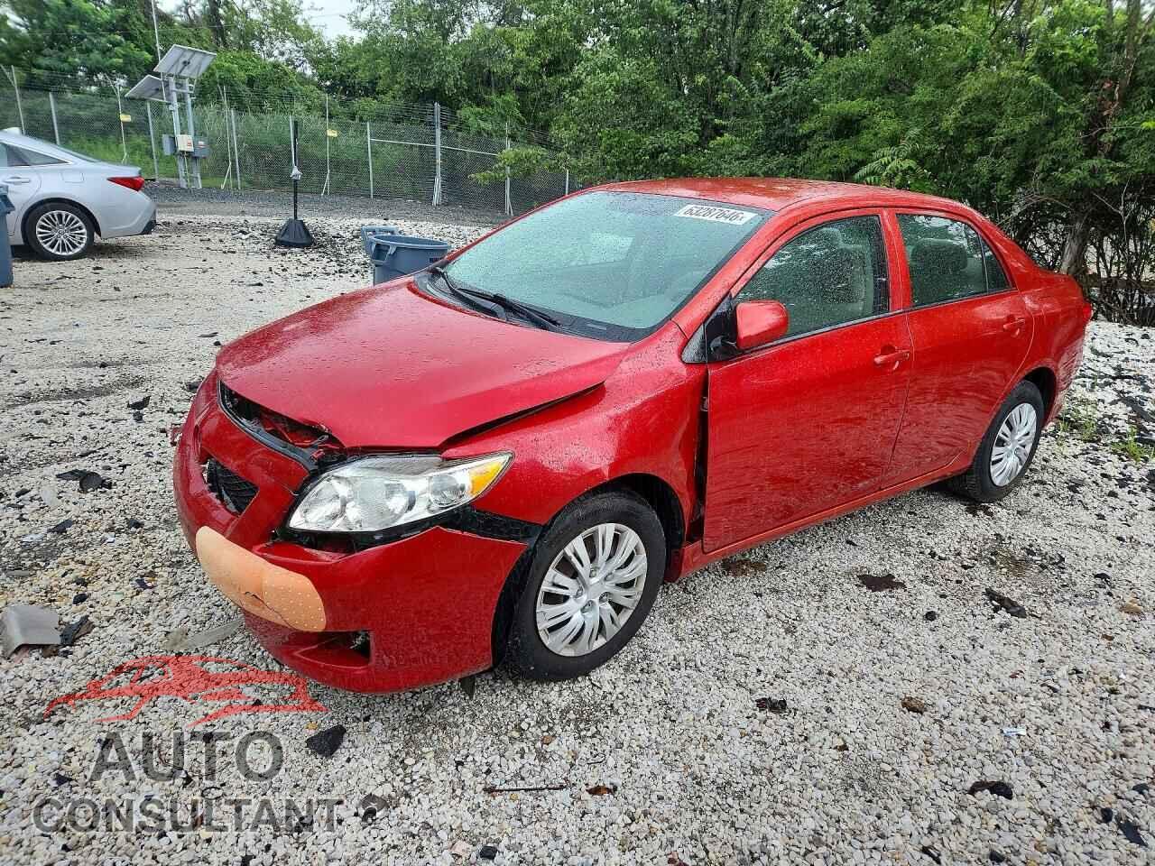 TOYOTA COROLLA 2009 - JTDBL40E79J047925