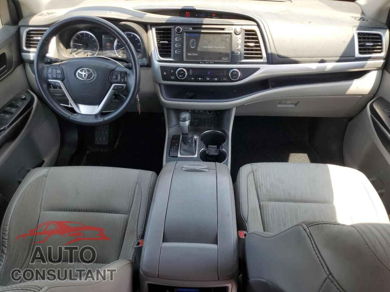TOYOTA HIGHLANDER 2017 - 5TDZZRFH5HS215333