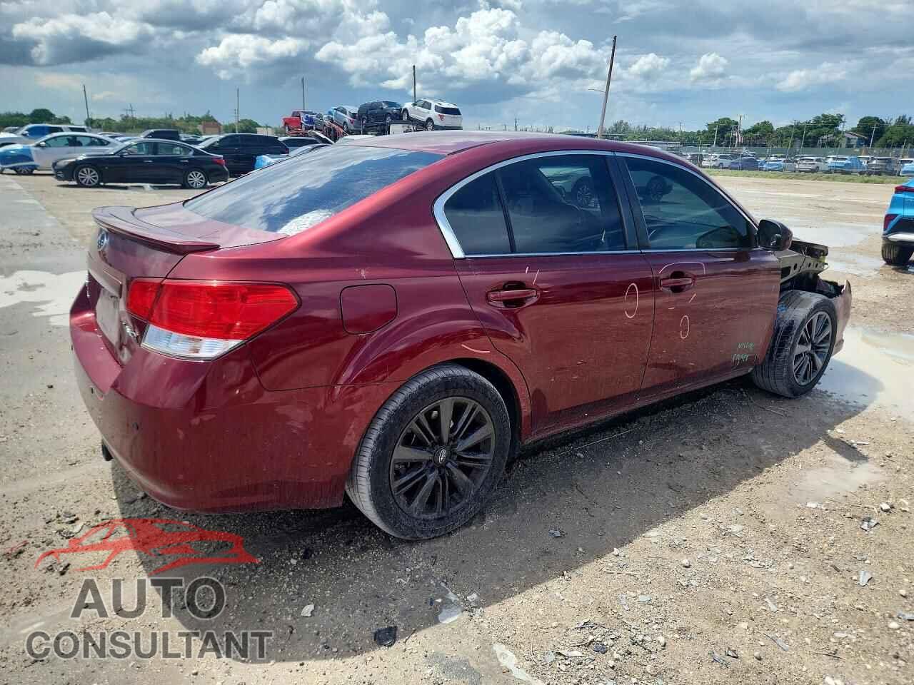 SUBARU LEGACY 2012 - 4S3BMCB61C3007042