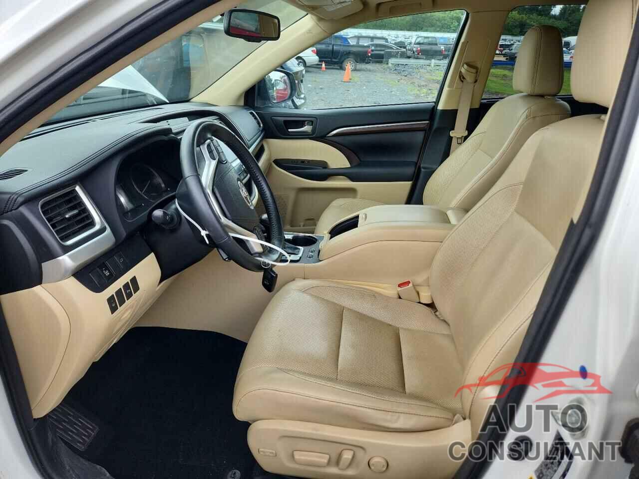 TOYOTA HIGHLANDER 2015 - 5TDDKRFH9FS193378