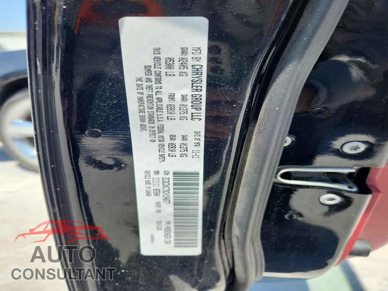 DODGE CHARGER 2012 - 2C3CDXCT9CH154677