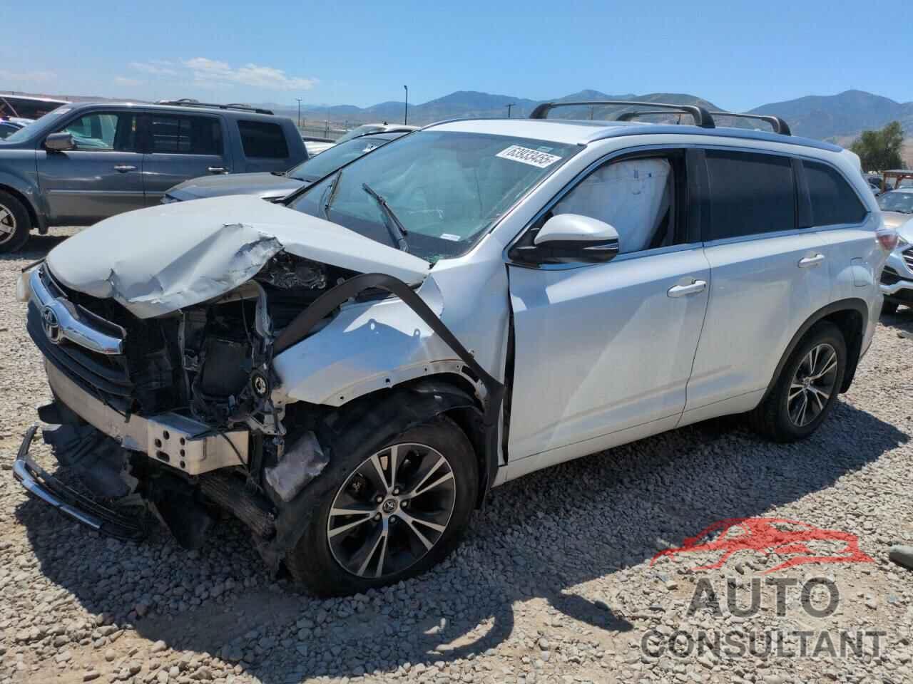 TOYOTA HIGHLANDER 2016 - 5TDJKRFHXGS269307